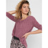 Camiseta Only Onlalba 3/4 Dry Rosa Mujer