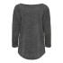 Camiseta Only alba 3/4 Dark Gris Mujer
