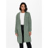 Sudadera Only jade Cardigan Granite Verde Mujer
