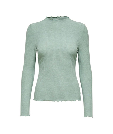 Camiseta Only emma High Chinois Verde Mujer