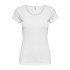 Camiseta Only live Love S/S O White Mujer