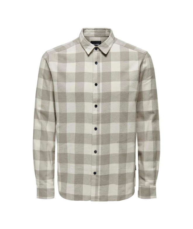 Camisa Only & Sons gudmund Checked Hombre...