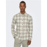 Camisa Only & Sons gudmund Checked Hombre Antique White