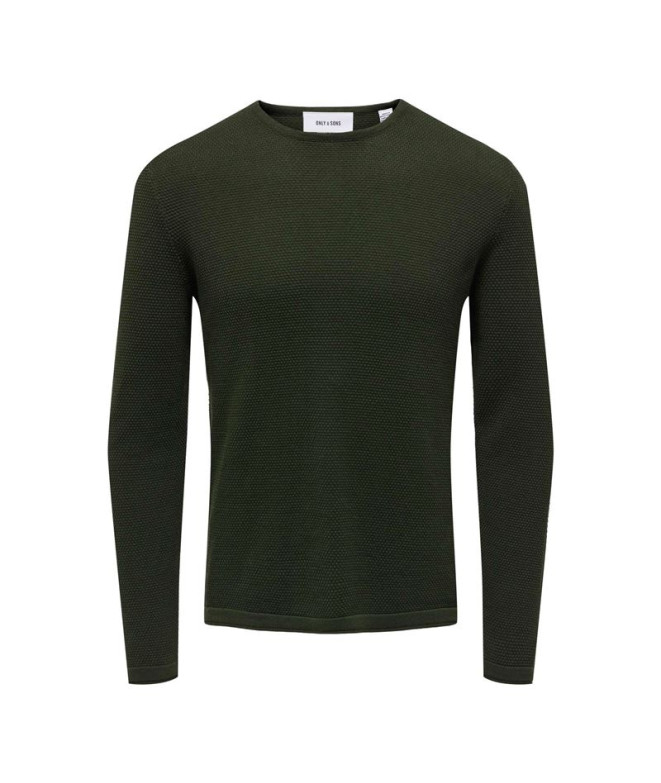 Sudadera Only & Sons Reg 12 Struc Rosin Hombre