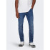 Vaquero Only & Sons weft Reg. Mb 6755 Mat Medium Blue Denim Hombre