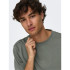 Camiseta Only & Sons millenium Ovz Hombre Castor Gray