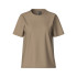 Camiseta Pieces ria Solid Silver Mink Mujer