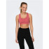Sujetador deportivo Only daisy-2 Seam Mineral Red Mujer
