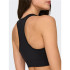 Sujetador deportivo Only Onpdaisy-2 Seam Black Mujer