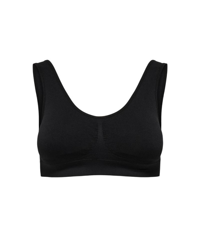 Sujetador deportivo Only Onpmira-2 Seam Black...