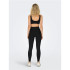 Sujetador deportivo Only Onpmira-2 Seam Black Mujer
