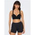 Sujetador deportivo Only Onpmartine-2 Seam Black Mujer