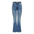 Vaqueros Only Jdyflora Flared High Medium Blue Denim Mujer
