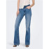 Vaqueros Only Jdyflora Flared High Medium Blue Denim Mujer