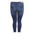 Vaqueros Only Curvy Carwilly Reg Skinny Ank Jeans Medium Blue Denim Mujer