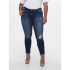 Vaqueros Only Curvy Carwilly Reg Skinny Ank Jeans Medium Blue Denim Mujer