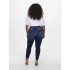 Vaqueros Only Curvy Carwilly Reg Skinny Ank Jeans Medium Blue Denim Mujer