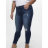 Vaqueros Only Curvy Carwilly Reg Skinny Ank Jeans Medium Blue Denim Mujer