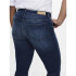 Vaqueros Only Curvy Carwilly Reg Skinny Ank Jeans Medium Blue Denim Mujer