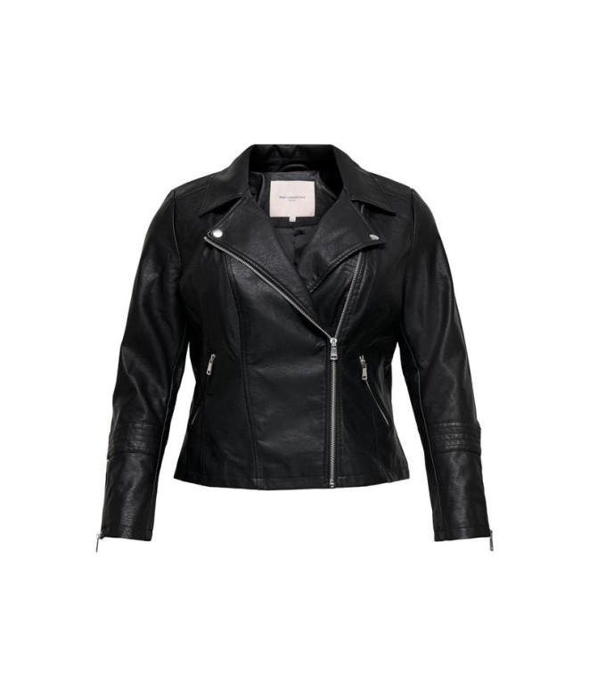 Chaqueta Only Biker Caremmy Faux Leather Black...