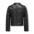 Chaqueta Only Biker Faux Leather Black Mujer