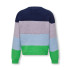 Sudadera Only Kogsandy Stripe Island Green Mujer