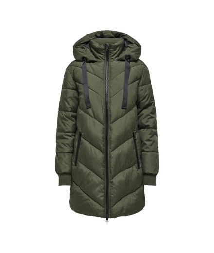 Chaqueta larga Only Jdyskylar Padded Forest Night Mujer