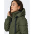 Chaqueta larga Only Jdyskylar Padded Forest Night Mujer