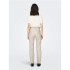 Pantalón Only emily St Ank Faux Leather Silver Lining Mujer