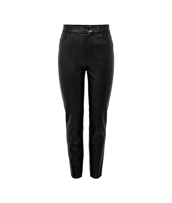 Pantalón Only emily St Ank Faux Leather Black...