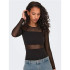 Body Only Onlesther Mesh Bodystocking Black Mujer