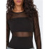Body Only Onlesther Mesh Bodystocking Black Mujer