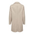 Chaqueta Only carrie Bonded Coat Humus Mujer
