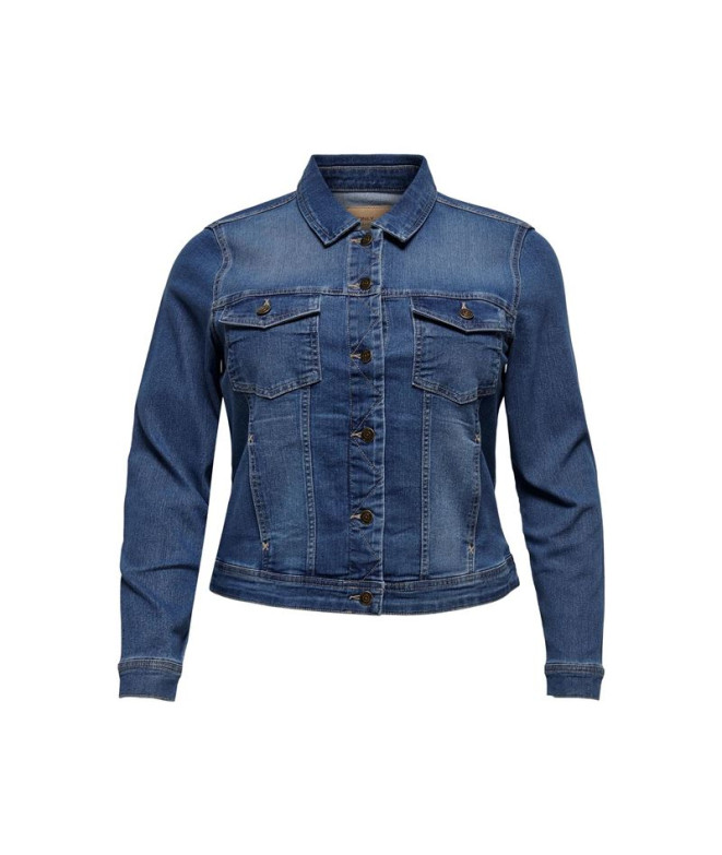 Chaqueta Vaquera Only Curvy Mbd Medium Blue...
