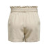 Pantalones Only Lino Mw Linen Oatmeal Mujer
