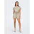 Pantalones Only Lino Mw Linen Oatmeal Mujer