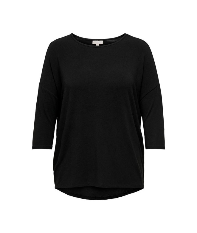 Camiseta Only Carlamour 3/4 Black Mujer
