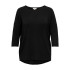 Camiseta Only Carlamour 3/4 Black Mujer