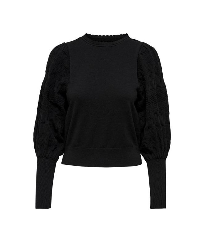 Jersey Only Pulover Black Mujer