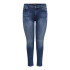 Vaqueros Only Carwilly Reg Skinny Jeans Tai Medium Blue Denim Mujer