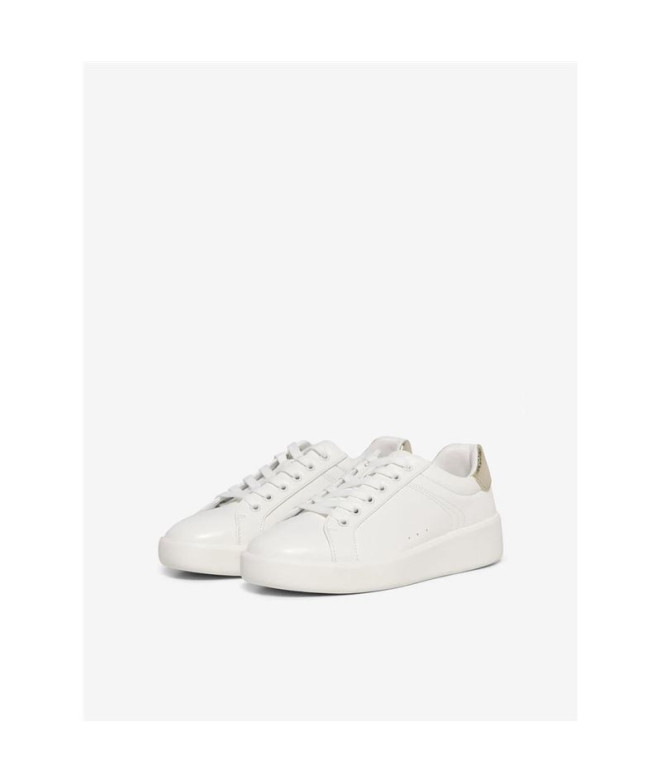 Zapatillas ONLY Onlsoul-4 Pu White Mujer