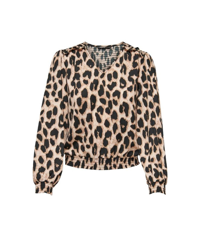 Blusa Only tiana Smock Cloud Dancer Mujer