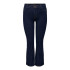Vaqueros Only Carsally Flared Jeans Dark Blue Denim Mujer