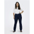 Vaqueros Only Carsally Flared Jeans Dark Blue Denim Mujer