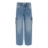 Vaqueros Only Kogharmony Wide Cargo Carrot Pim Light Blue Denim Mujer