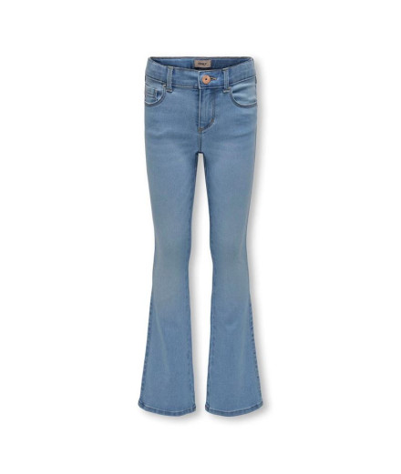Pantalón Only Kogroyal Life Reg Flared Pim020 Light Blue...