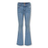 Pantalón Only Kogroyal Life Reg Flared Pim020 Light Blue Denim Mujer