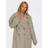 Chaqueta Only wembley Ovsize Coat Weathered Teak Mujer