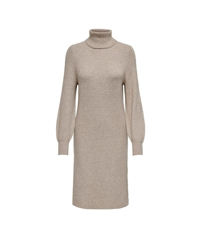 Vestido Only sasha Roll Mocha Meringue Mujer