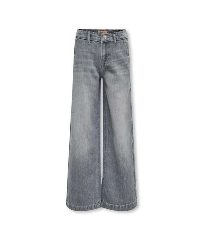 Vaqueros Only Kogcomet Wide Leg Medium Grey...